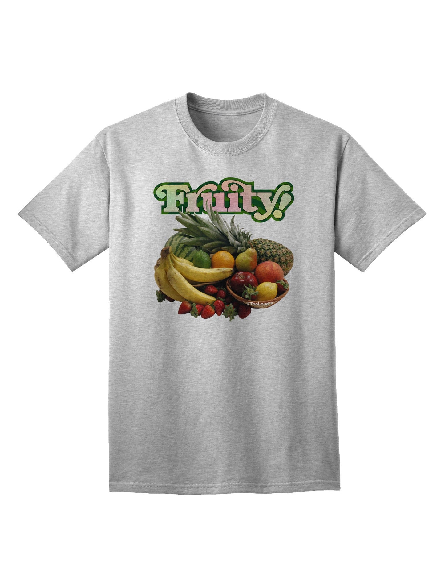 Fruity Fruit Basket Premium Adult T-Shirt Collection-Mens T-shirts-TooLoud-AshGray-Small-Davson Sales