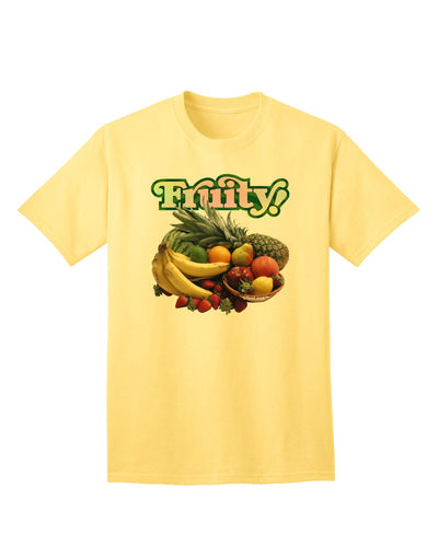 Fruity Fruit Basket Premium Adult T-Shirt Collection-Mens T-shirts-TooLoud-Yellow-Small-Davson Sales