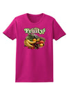 Fruity Fruit Basket Womens Dark T-Shirt-TooLoud-Hot-Pink-Small-Davson Sales