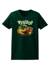 Fruity Fruit Basket Womens Dark T-Shirt-TooLoud-Forest-Green-Small-Davson Sales