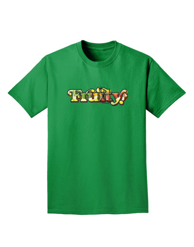 Fruity Text Adult Dark T-Shirt-Mens T-Shirt-TooLoud-Kelly-Green-Small-Davson Sales