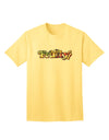 Fruity Text Premium Adult T-Shirt Collection-Mens T-shirts-TooLoud-Yellow-Small-Davson Sales