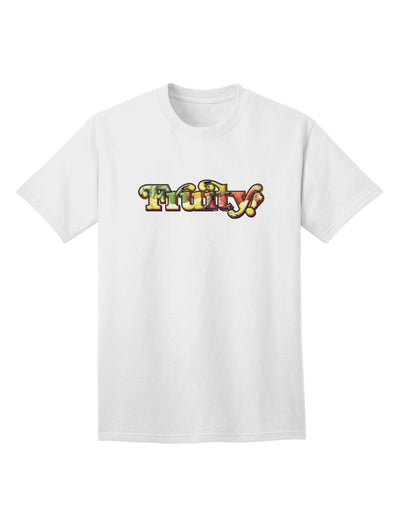 Fruity Text Premium Adult T-Shirt Collection-Mens T-shirts-TooLoud-White-Small-Davson Sales