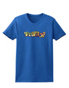 Fruity Text Womens Dark T-Shirt-TooLoud-Royal-Blue-X-Small-Davson Sales