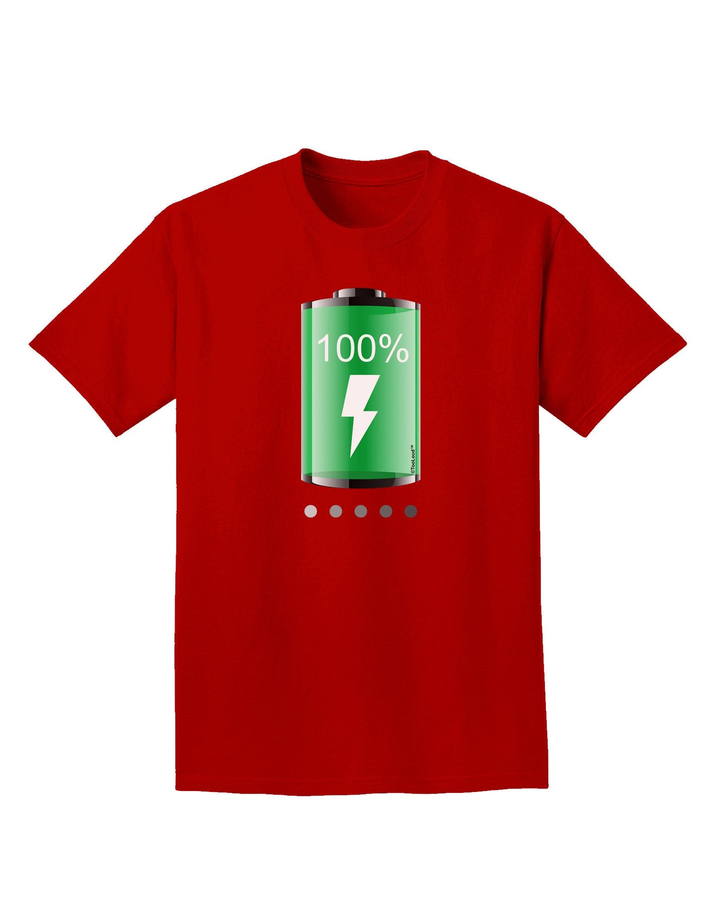 Full Energy 100 Percent Adult Dark T-Shirt-Mens T-Shirt-TooLoud-Red-Small-Davson Sales