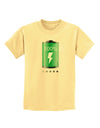 Full Energy 100 Percent Childrens T-Shirt-Childrens T-Shirt-TooLoud-Daffodil-Yellow-X-Small-Davson Sales