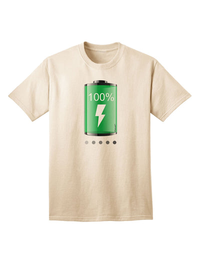 Full Energy 100 Percent: Premium Adult T-Shirt Collection-Mens T-shirts-TooLoud-Natural-Small-Davson Sales