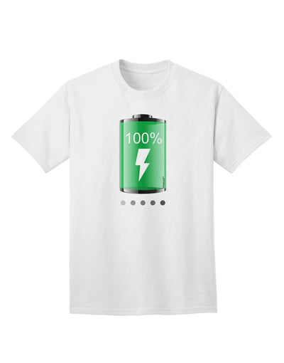 Full Energy 100 Percent: Premium Adult T-Shirt Collection-Mens T-shirts-TooLoud-White-Small-Davson Sales