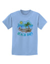 Fun Summer Beach Scene - Beach Baby Childrens T-Shirt by TooLoud-Childrens T-Shirt-TooLoud-Light-Blue-X-Small-Davson Sales