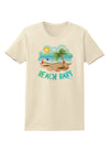 Fun Summer Beach Scene - Beach Baby Womens T-Shirt by TooLoud-Womens T-Shirt-TooLoud-Natural-X-Small-Davson Sales