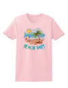 Fun Summer Beach Scene - Beach Baby Womens T-Shirt by TooLoud-Womens T-Shirt-TooLoud-PalePink-X-Small-Davson Sales