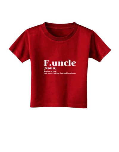 Funcle - Fun Uncle Toddler T-Shirt Dark by TooLoud-TooLoud-Red-2T-Davson Sales