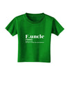 Funcle - Fun Uncle Toddler T-Shirt Dark by TooLoud-TooLoud-Clover-Green-2T-Davson Sales