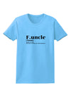 Funcle - Fun Uncle Womens T-Shirt by TooLoud-TooLoud-Aquatic-Blue-X-Small-Davson Sales