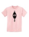 Funny Eyes Peeking Out of Zipper Childrens T-Shirt by TooLoud-Childrens T-Shirt-TooLoud-PalePink-X-Small-Davson Sales