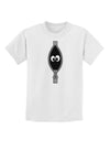 Funny Eyes Peeking Out of Zipper Childrens T-Shirt by TooLoud-Childrens T-Shirt-TooLoud-White-X-Small-Davson Sales