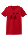Funny Gingerbread Conversation Christmas Womens T-Shirt-Womens T-Shirt-TooLoud-Red-X-Small-Davson Sales