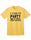 Funny I Like To Party Adult Mens and Womens T-Shirt-Womens T-Shirt-TooLoud-Yellow-Small-Davson Sales