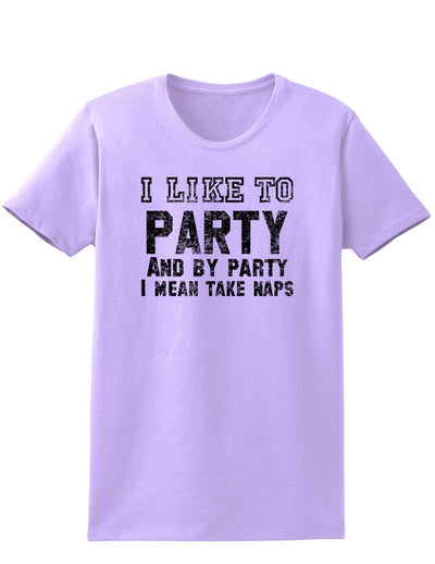 Funny I Like To Party Adult Womens T-Shirt-Womens T-Shirt-TooLoud-Lavender-Small-Davson Sales