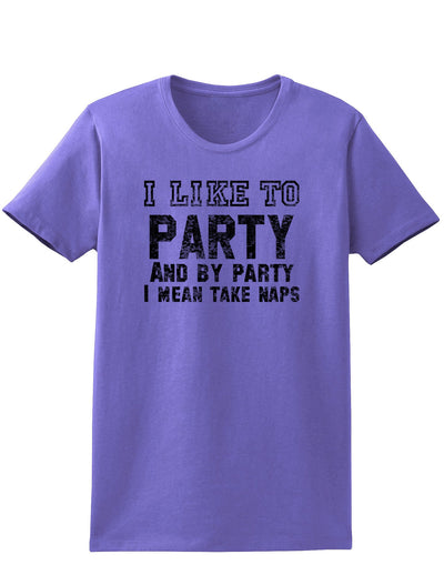 Funny I Like To Party Adult Womens T-Shirt-Womens T-Shirt-TooLoud-Violet-Small-Davson Sales