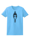 Funny Panda Peeking Out of Zipper Womens T-Shirt by TooLoud-Womens T-Shirt-TooLoud-Aquatic-Blue-X-Small-Davson Sales