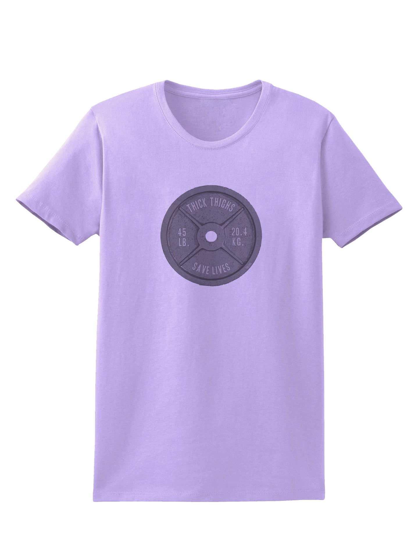 Funny Workout Weight Training Thick Thighs Save Lives Womens T-Shirt by TooLoud-TooLoud-Lavender-X-Small-Davson Sales