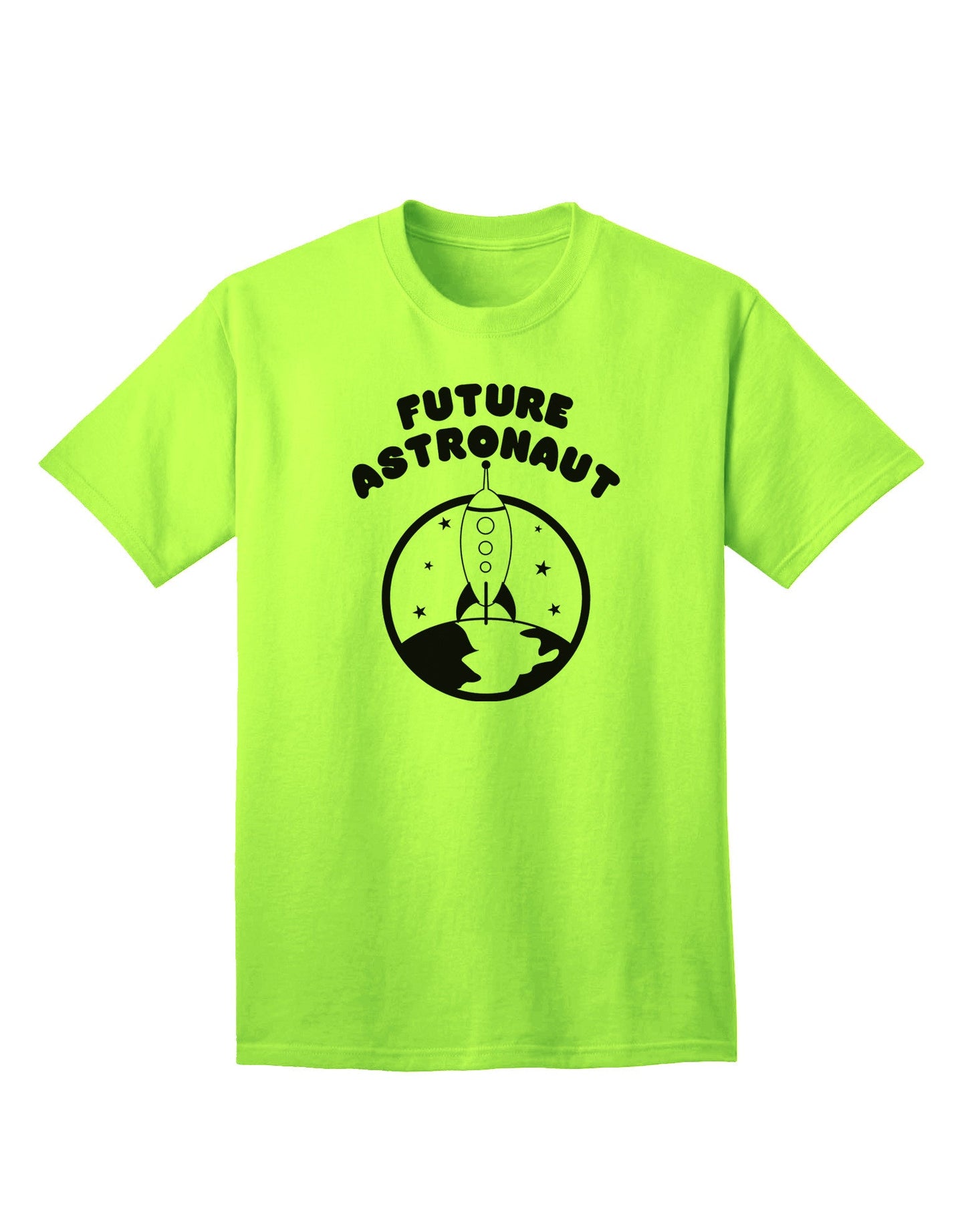Future Astronaut Adult T-Shirt-Mens T-Shirt-TooLoud-Neon-Green-Small-Davson Sales