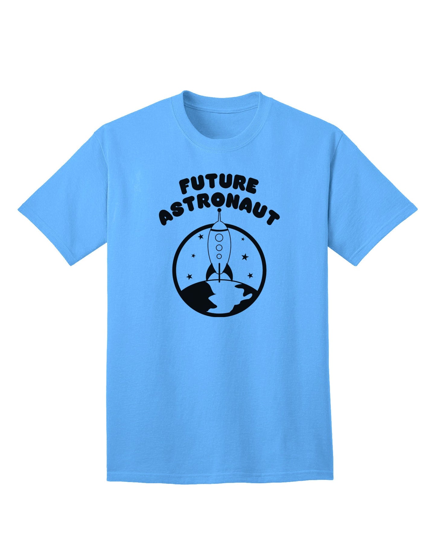 Future Astronaut Adult T-Shirt-Mens T-Shirt-TooLoud-Aquatic-Blue-Small-Davson Sales
