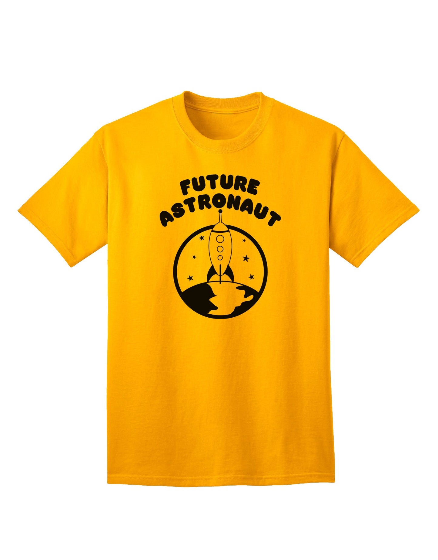 Future Astronaut Adult T-Shirt-Mens T-Shirt-TooLoud-Gold-Small-Davson Sales