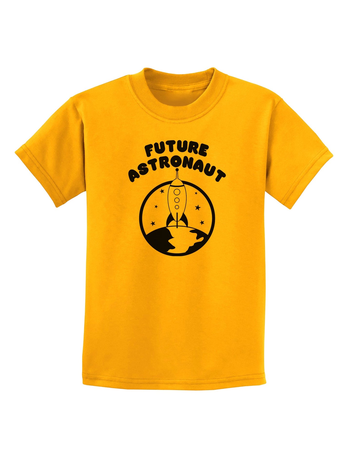 Future Astronaut Childrens T-Shirt-Childrens T-Shirt-TooLoud-Gold-X-Small-Davson Sales