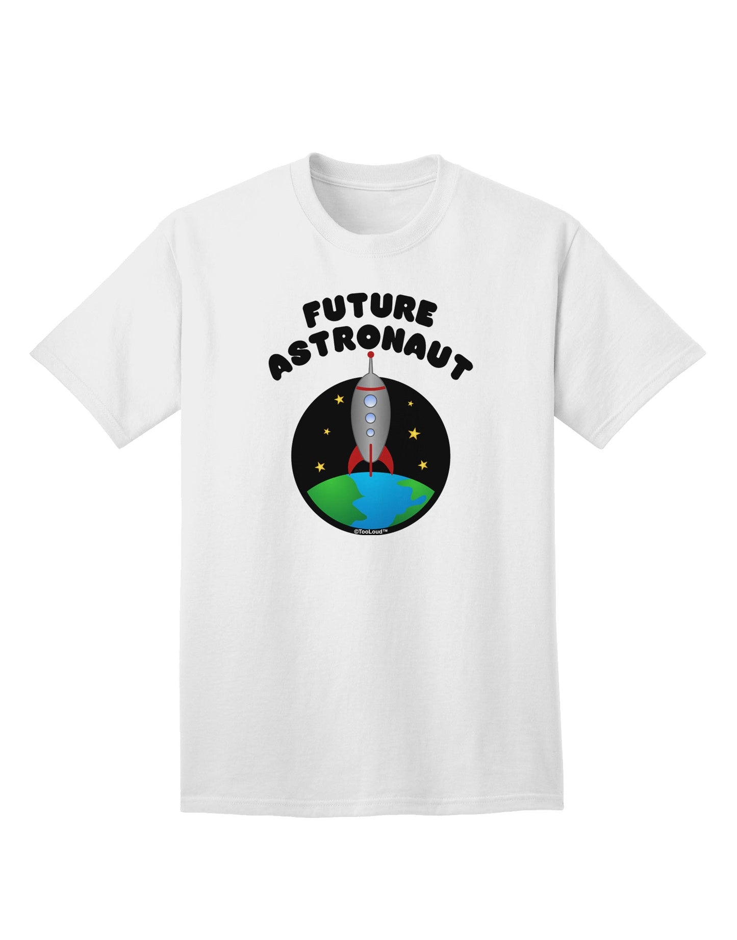 Future Astronaut Color Adult T-Shirt-Mens T-Shirt-TooLoud-White-Small-Davson Sales