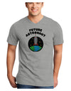 Future Astronaut Color Adult V-Neck T-shirt-Mens V-Neck T-Shirt-TooLoud-HeatherGray-Small-Davson Sales
