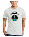 Future Astronaut Color Adult V-Neck T-shirt-Mens V-Neck T-Shirt-TooLoud-White-Small-Davson Sales
