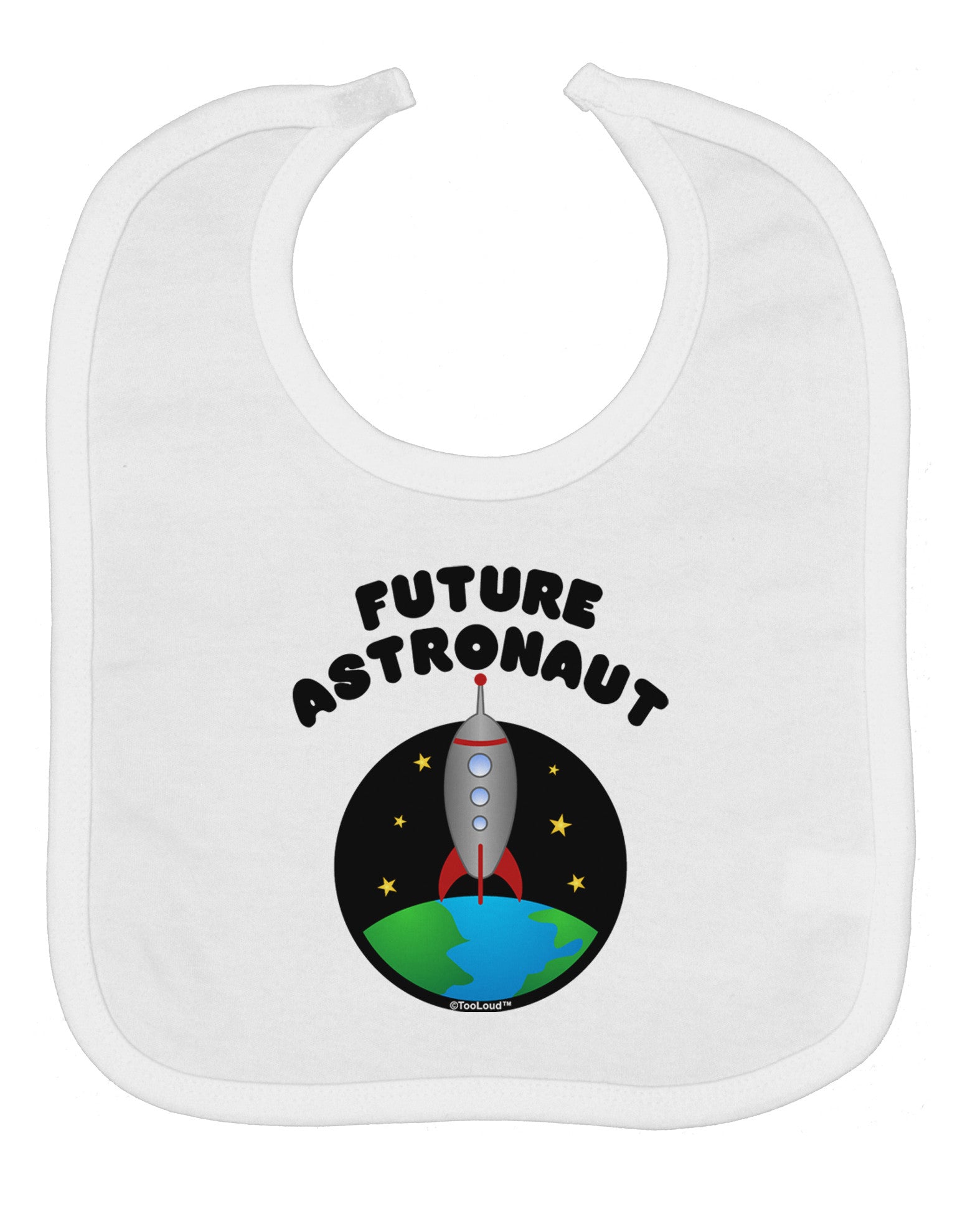 Future Astronaut Color Baby Bib