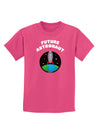 Future Astronaut Color Childrens Dark T-Shirt-Childrens T-Shirt-TooLoud-Sangria-X-Small-Davson Sales