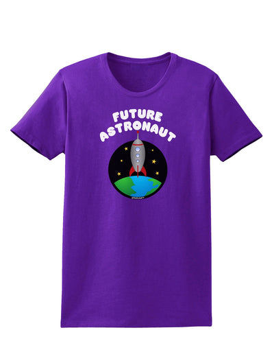 Future Astronaut Color Womens Dark T-Shirt-TooLoud-Purple-X-Small-Davson Sales