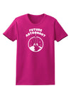 Future Astronaut Womens Dark T-Shirt-TooLoud-Hot-Pink-Small-Davson Sales