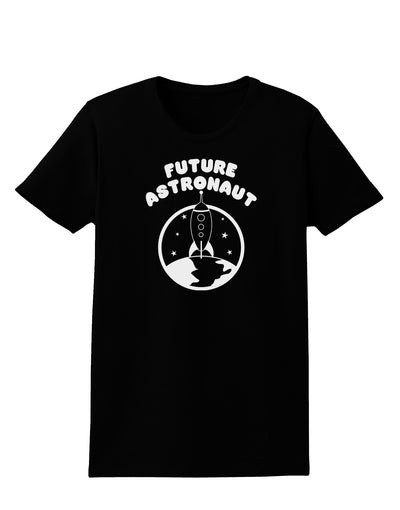 Future Astronaut Womens Dark T-Shirt-TooLoud-Black-X-Small-Davson Sales