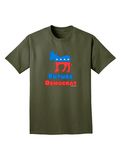 Future Democrat Adult Dark T-Shirt-Mens T-Shirt-TooLoud-Military-Green-Small-Davson Sales