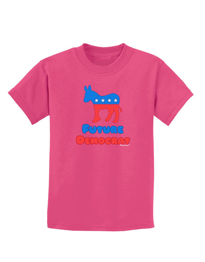 Future Democrat Childrens Dark T-Shirt-Childrens T-Shirt-TooLoud-Sangria-X-Small-Davson Sales