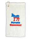 Future Democrat Micro Terry Gromet Golf Towel 11&#x22;x19-Golf Towel-TooLoud-White-Davson Sales