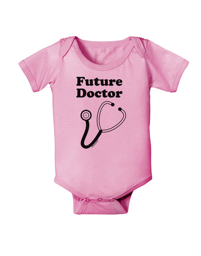 Future Doctor Baby Romper Bodysuit-Baby Romper-TooLoud-Light-Pink-06-Months-Davson Sales