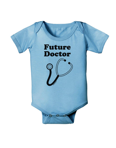 Future Doctor Baby Romper Bodysuit-Baby Romper-TooLoud-Light-Blue-06-Months-Davson Sales