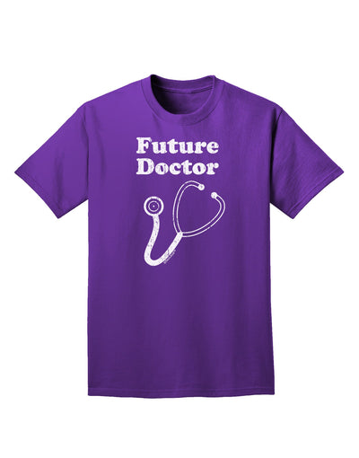 Future Doctor Distressed Adult Dark T-Shirt-Mens T-Shirt-TooLoud-Purple-Small-Davson Sales