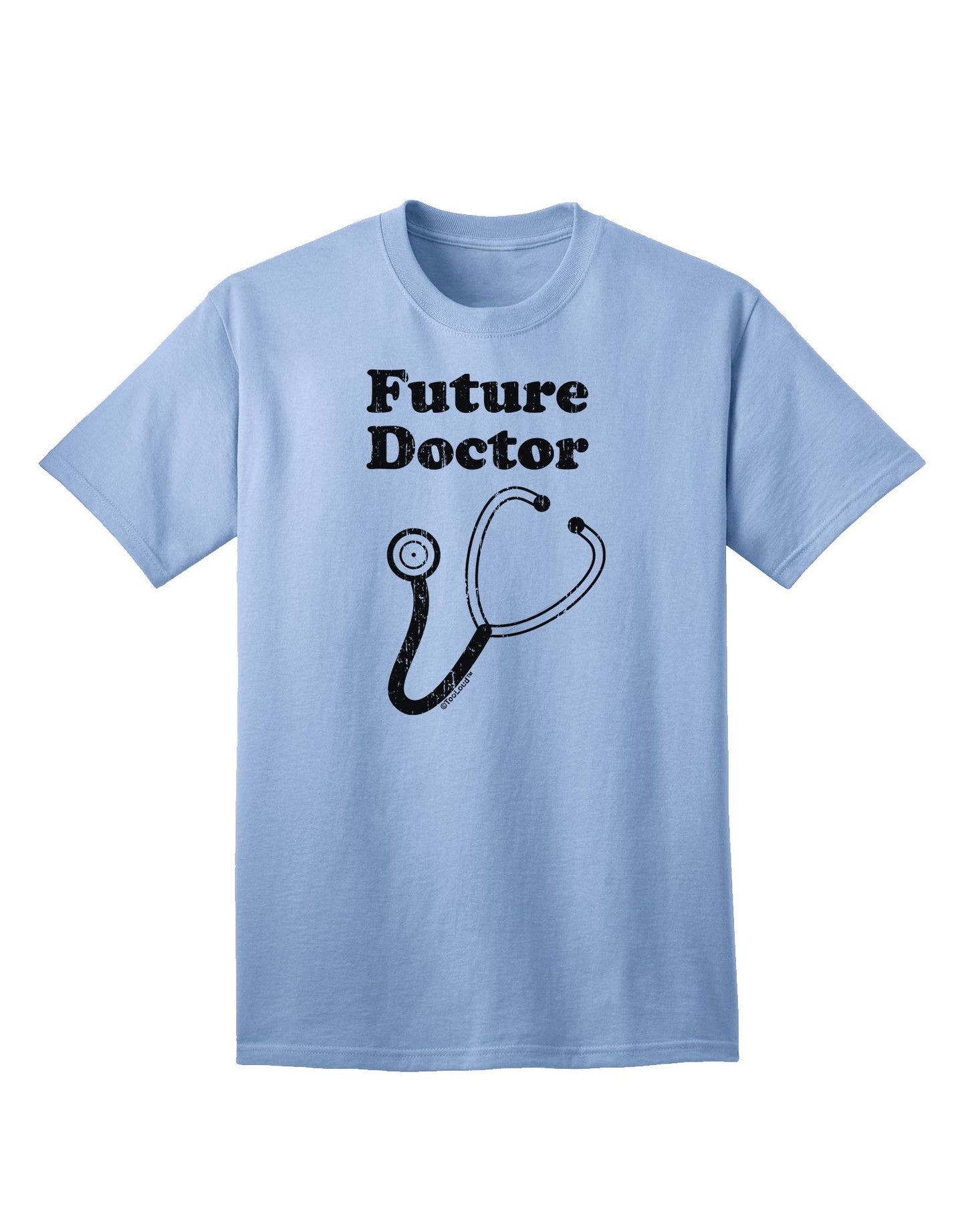 Future Doctor Distressed Adult T-Shirt-Mens T-Shirt-TooLoud-Light-Blue-Small-Davson Sales