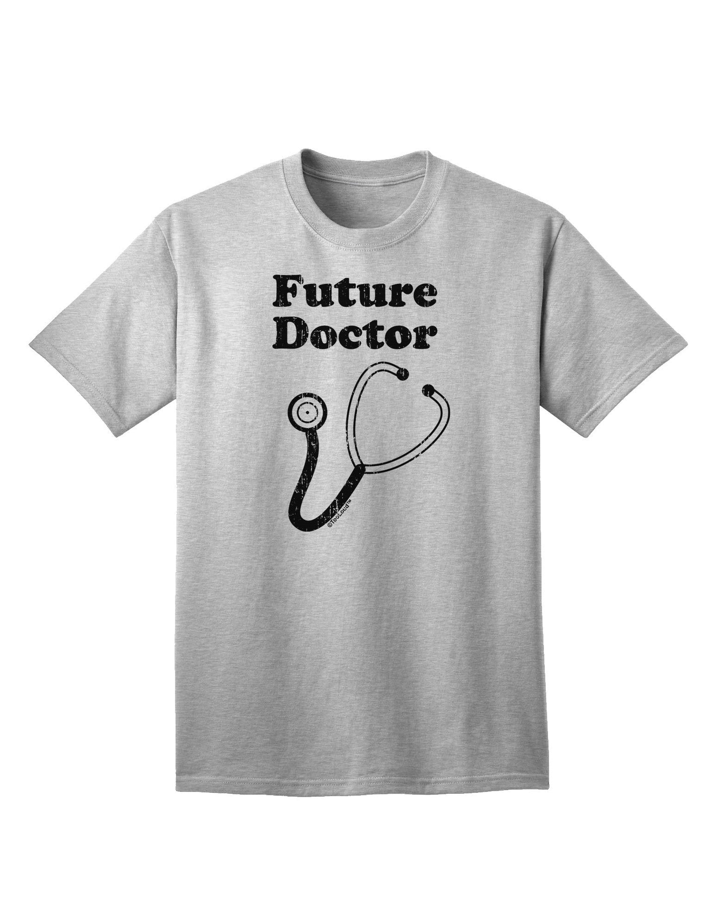 Future Doctor Distressed Adult T-Shirt-Mens T-Shirt-TooLoud-AshGray-Small-Davson Sales
