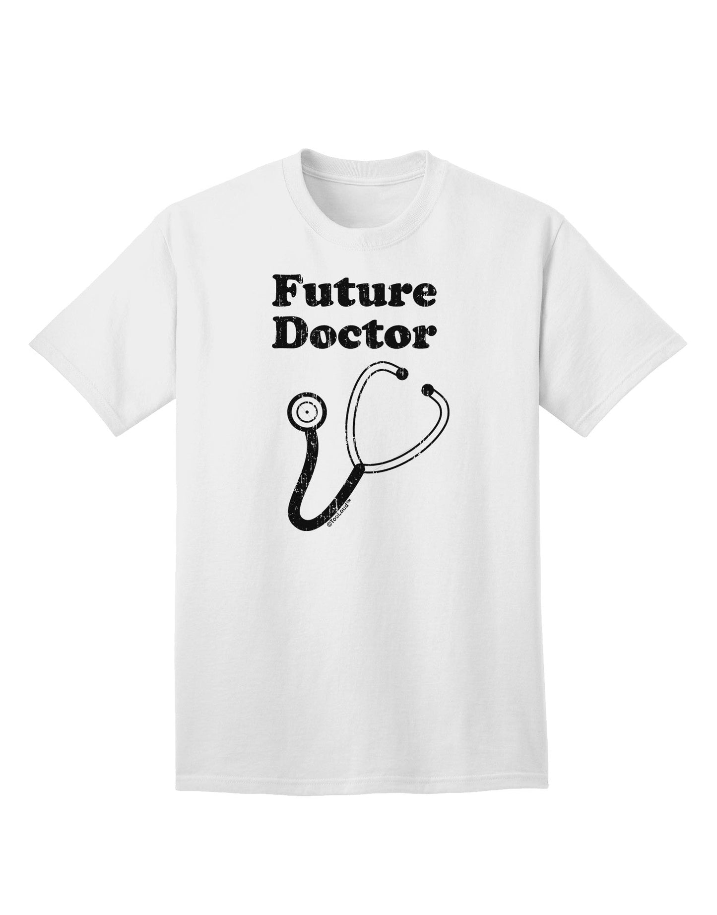Future Doctor Distressed Adult T-Shirt-Mens T-Shirt-TooLoud-White-Small-Davson Sales
