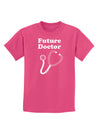 Future Doctor Distressed Childrens Dark T-Shirt-Childrens T-Shirt-TooLoud-Sangria-X-Small-Davson Sales