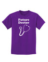 Future Doctor Distressed Childrens Dark T-Shirt-Childrens T-Shirt-TooLoud-Purple-X-Small-Davson Sales