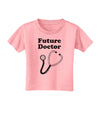 Future Doctor Distressed Toddler T-Shirt-Toddler T-Shirt-TooLoud-Candy-Pink-2T-Davson Sales